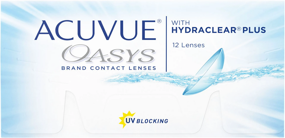 ACUVUE OASYS with HYDRACLEAR PLUS (12 линз)