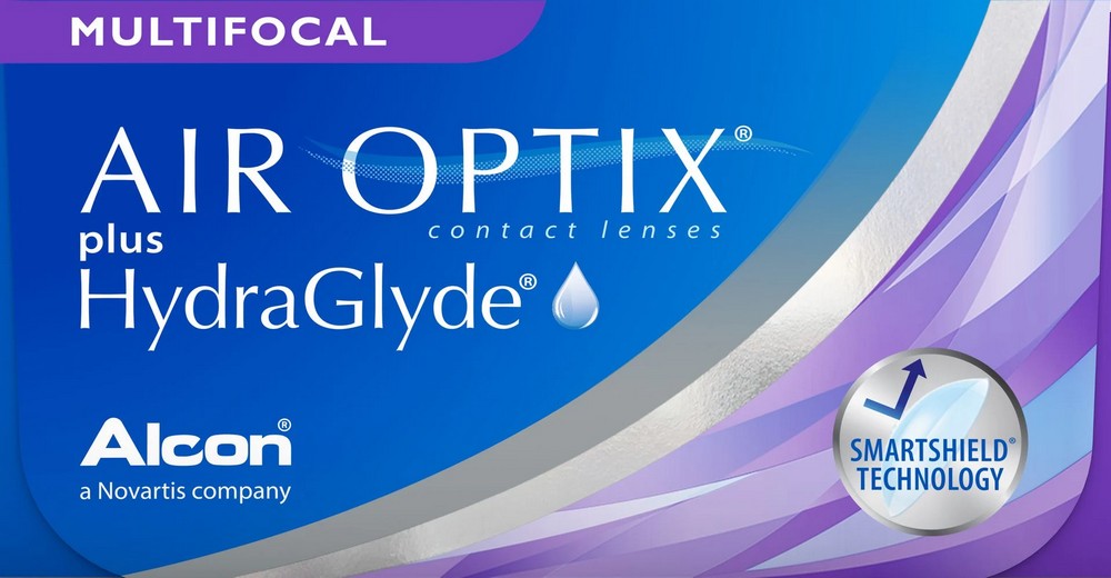 AIR OPTIX plus HydraGlyde MULTIFOCAL (3 линзы)