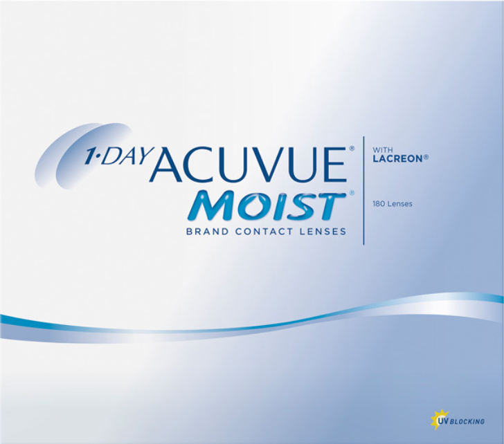 1-Day ACUVUE MOIST (180 линз)